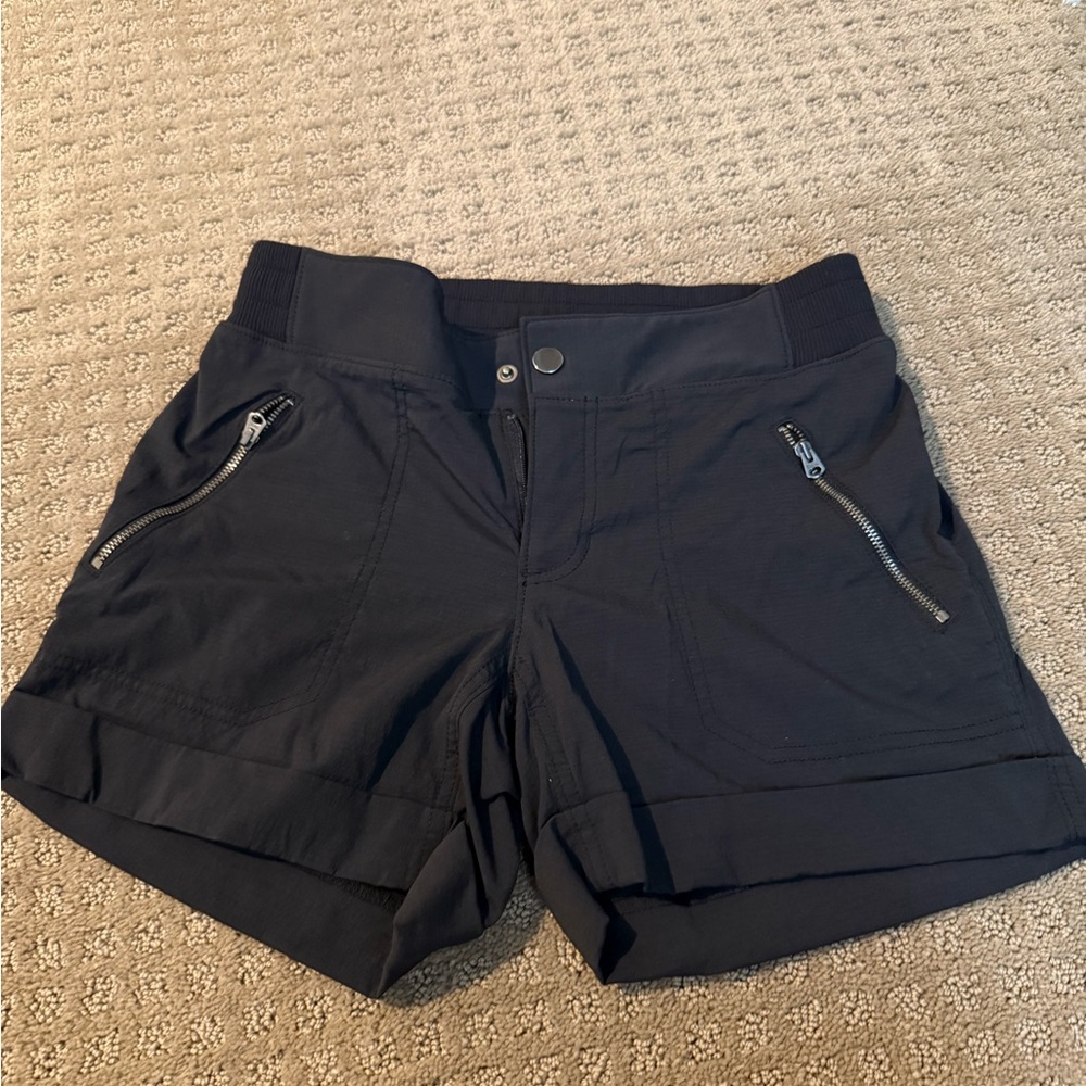 Athleta Black Cargo Shorts with Athletic Fabric